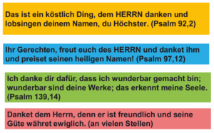 Dankbar und glücklich - Psalmen