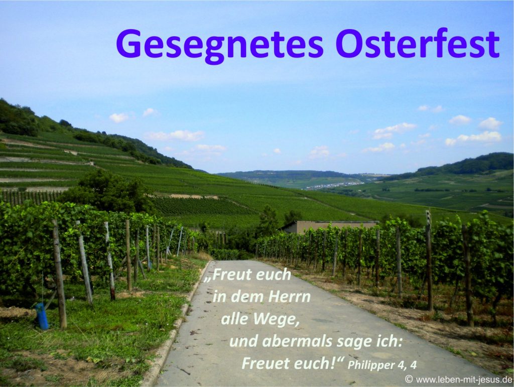 e-cards Ostern-Weg im Weinberg