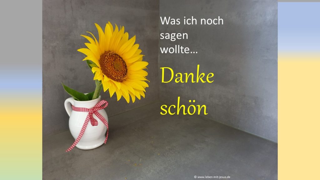 e-cards Danke sagen Dankeschön Ich danke dir Sonnenblume e-cards mit Blumen
