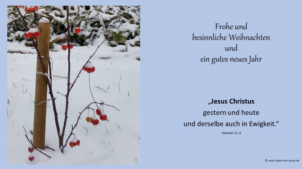 e-cards Weihnachten christliche e-cards Winter