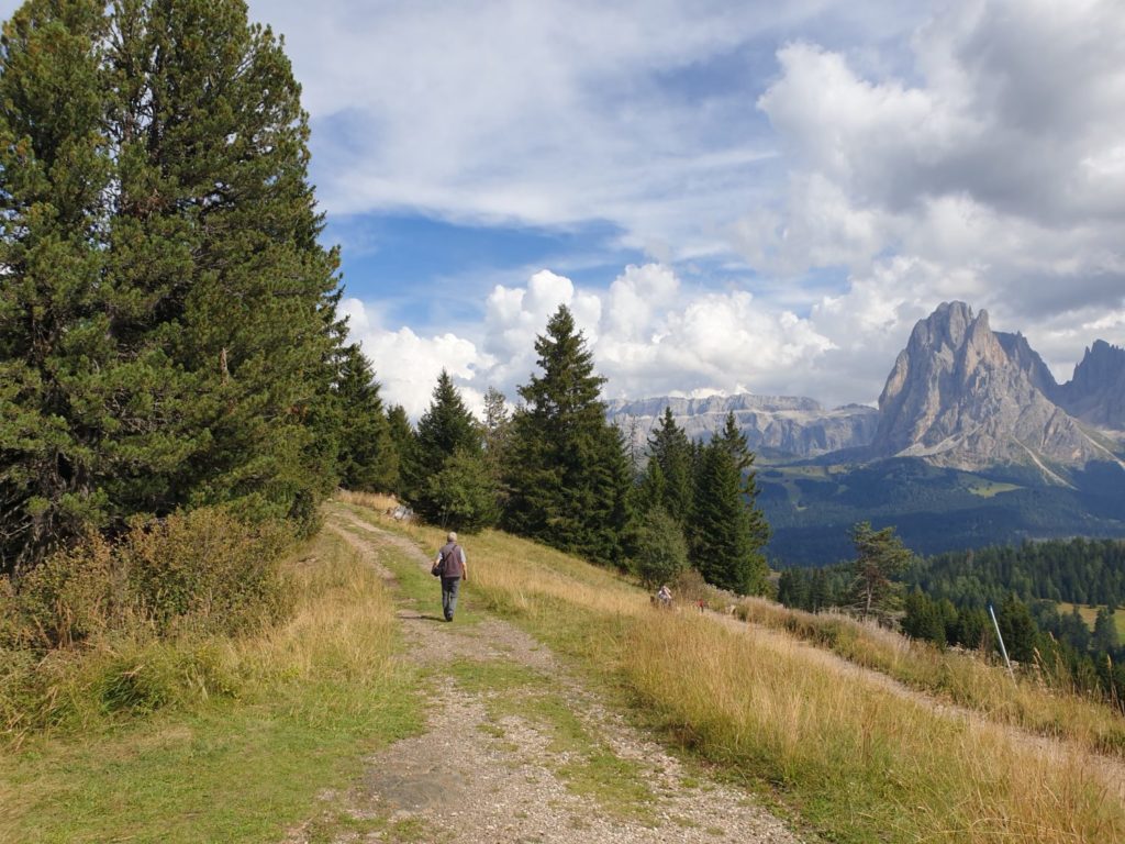 Impuls der Woche Bergweg Weg Wandern Dolomiten Langkofel Grödnertal