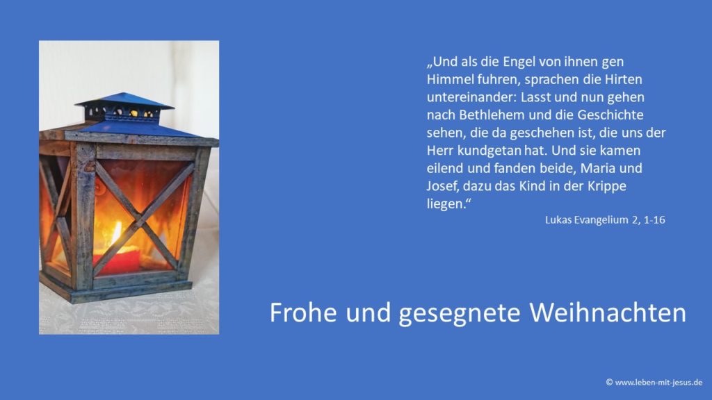 e-cards zu Weihnachten Weihnachtskarte zum Verschicken Frohe und gesgenete Weihnachten christliche e-cards