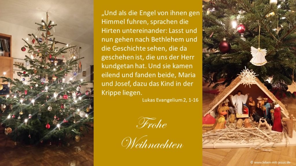 e-cards zu Weihnachten Weihnachtskarte zum Verschicken christliche e-cards frohes Weihnachtsfest gesegnete Weihnachten