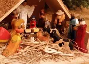 Predigt zu Römer 8, 31 - 39 Philipper 4, 4 Krippe Weihnachten Freude Jesus Geburt Weihnachtskrippe Holzkrippe 