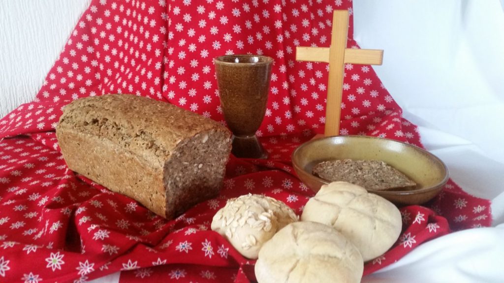 Impuls der Woche kalenderwoche 9 Abendmahl Brot Kreuz Frieden Jesus