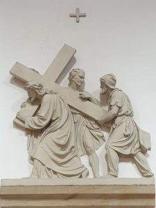 Predigt zu Lukas 22,31-34 Hebräer 12, 1-3 Lukas 22, 47 - 53 Kreuzweg Jesus trägt sein Kreuz Sein Kreuz tragen