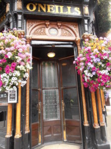 Predigt zu Johannes 10,9 Tür schöne Eingangstür in Irland mit Blumen Haustür 