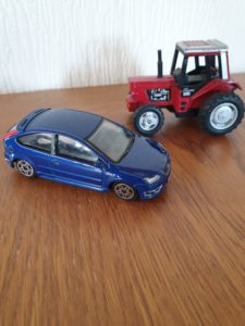 Andachten Trecker Auto Spielzeugtrecker Spielzeugauto Kraft