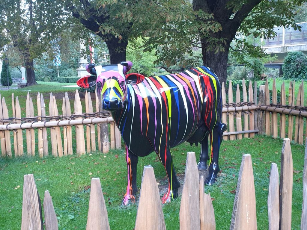 Impuls der Woche KW 31 Bunte Kuh Kunst Südtirol Sachsenklemme Franzenfeste bei Brixen