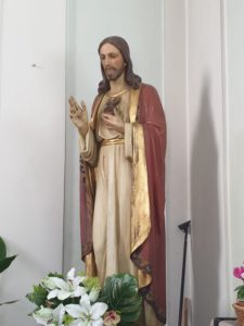 Predigt zu 2. Mose 13,20-22 15. Sonntag nach Trinitatis Jesus Christus Christusfigur in der Kirche von Kastelruth Südtirol 
