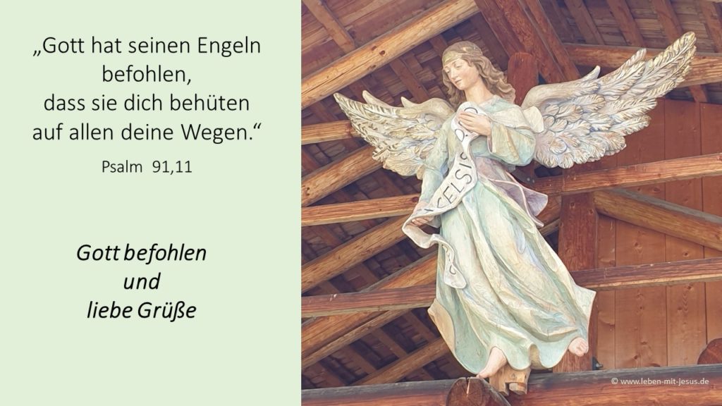 e-cards einfach mal so christliche e-cards Engel Karte Grußkarte christliche e-card Segensvers Bibelvers Engel