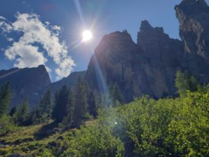 Predigt zu Prediger 3,1-14 Augenblick genießen Zeit Lebenszeit genießen sinnvoll Berge in den Dolomiten Südtirol