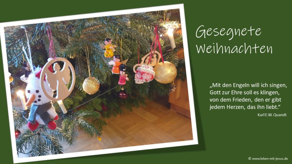 e-cards zu Weihnachten Weihnachtszeit mit Weihnachtslied Engel Tannenbaum