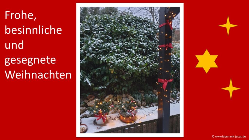 e-cards zu Weihnachten Weihnachtszeit christliche e-card mit Sternen Winter e-card Wintermotiv Schnee