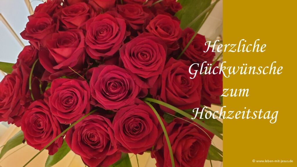 e-cards zur Hochzeit Hochzeitstag Glückwünsche Rosenstrauß rote Rosen besonders schöne e-card