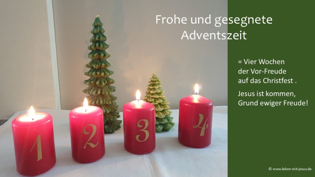 e-cards zum Advent Adventszeit vier Kerzen im Advent besinnliche e-cards besonders schöne e-cards 1 2 3 4 Adventskerzen christliche e-cards mit Bibeltexten Bibelversen Segensvers