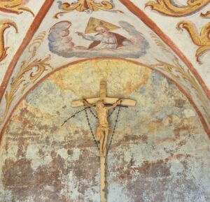 Predigt zu Kolosser 1,15-20 20 Sonntag nach Trinitatis evangelische christliche Gemeinde Jesus Christus Gottes Sohn kleine Kapelle wunderschöne Wandmalerei Malerei Südtirol 
